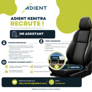recrutement-adient-kenitra-hr-assistant-2026